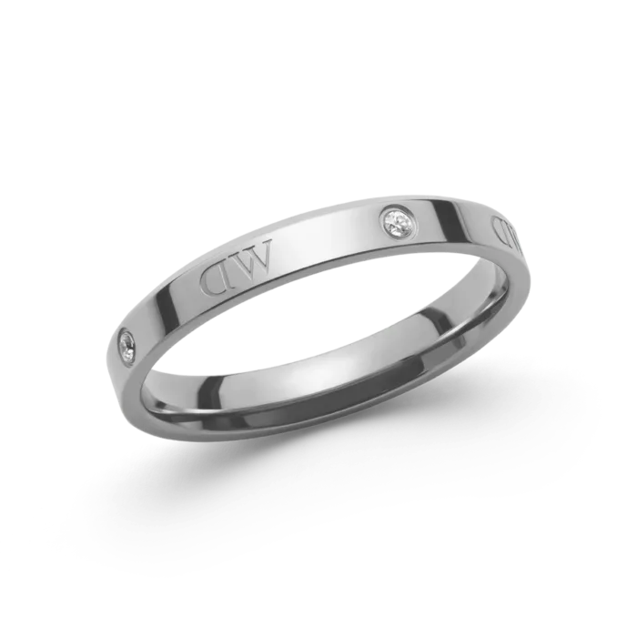 DW 2x Classic Ring Silver（DW 經典銀戒指組）